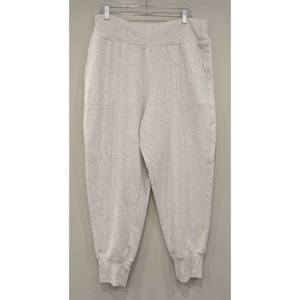 Athleta Coaster Luxe Jogger In Fog Grey Heather Size 1X